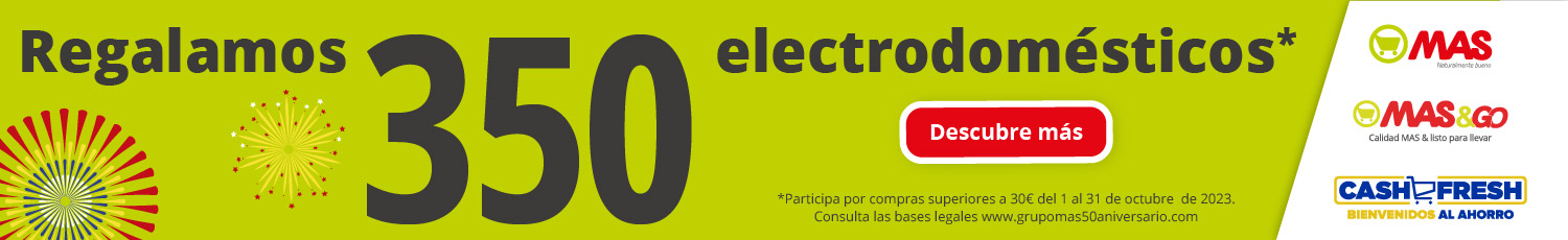 Regalamos 350 electrodomésticos
